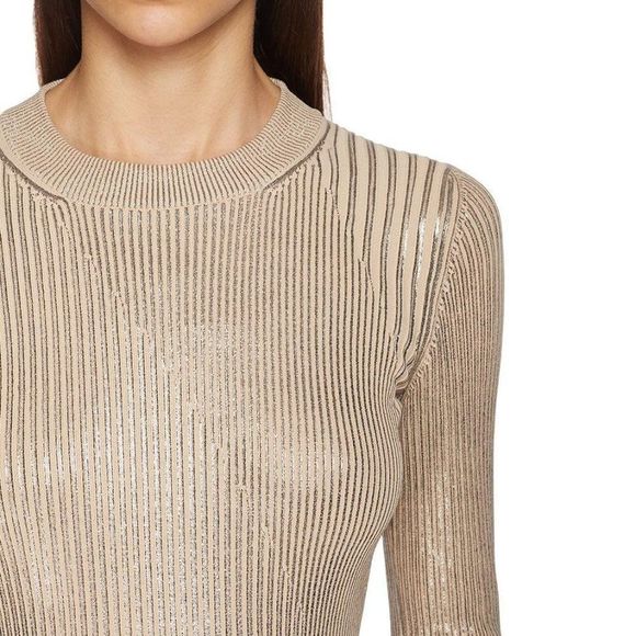 SPORTMAX LAMÉ KNIT SWEATER - Picture 3 of 6